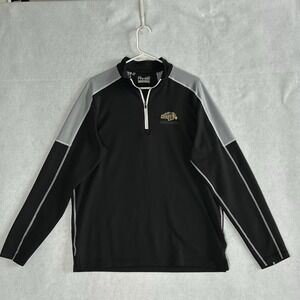 Under Armour 1/4 Zip - Large - NDSU Bison Frisco Bound Embroidered EUC